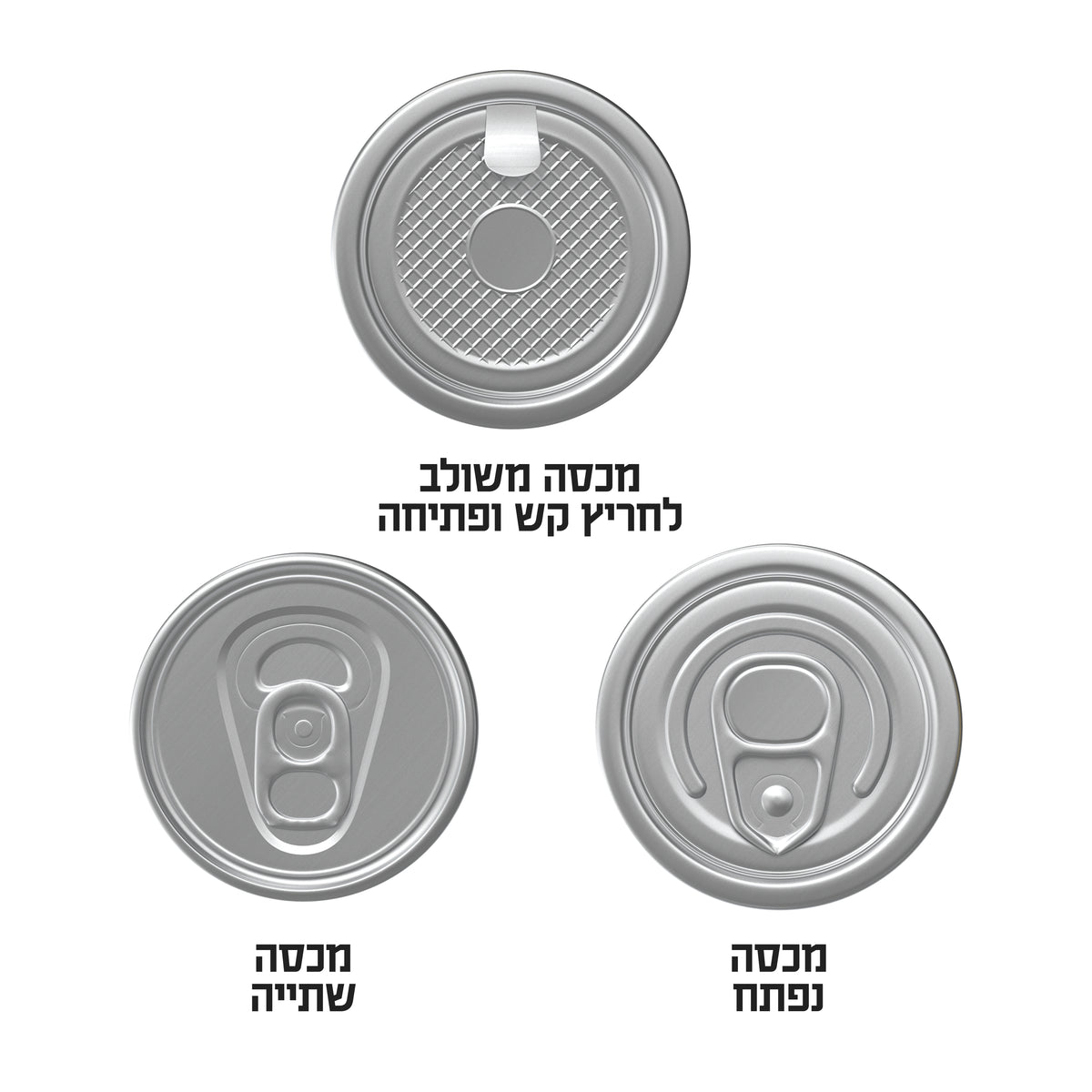 קרטון 30 פחיות - במס׳ גדלים